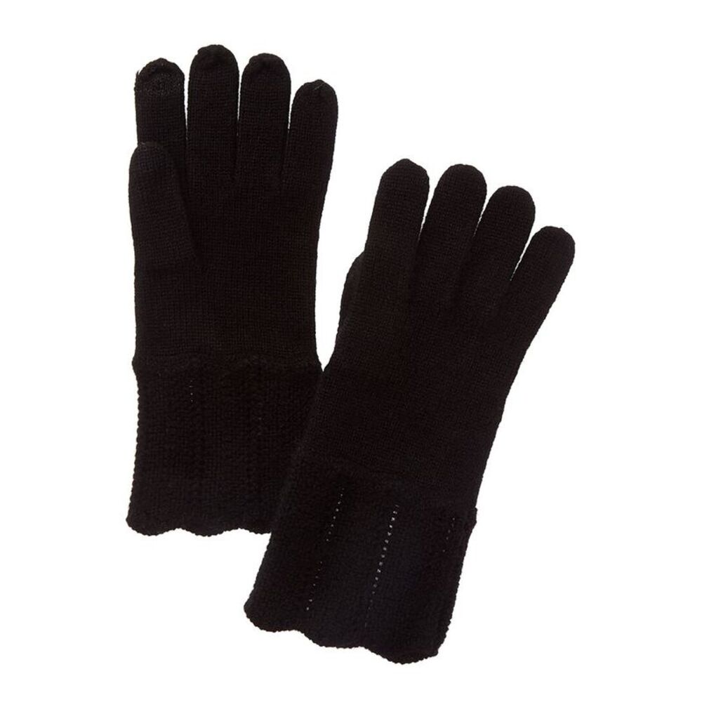 Sofiacashmere Cashmere Gloves, Black